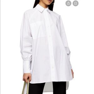 Topshop Oversized Poplin Shirt